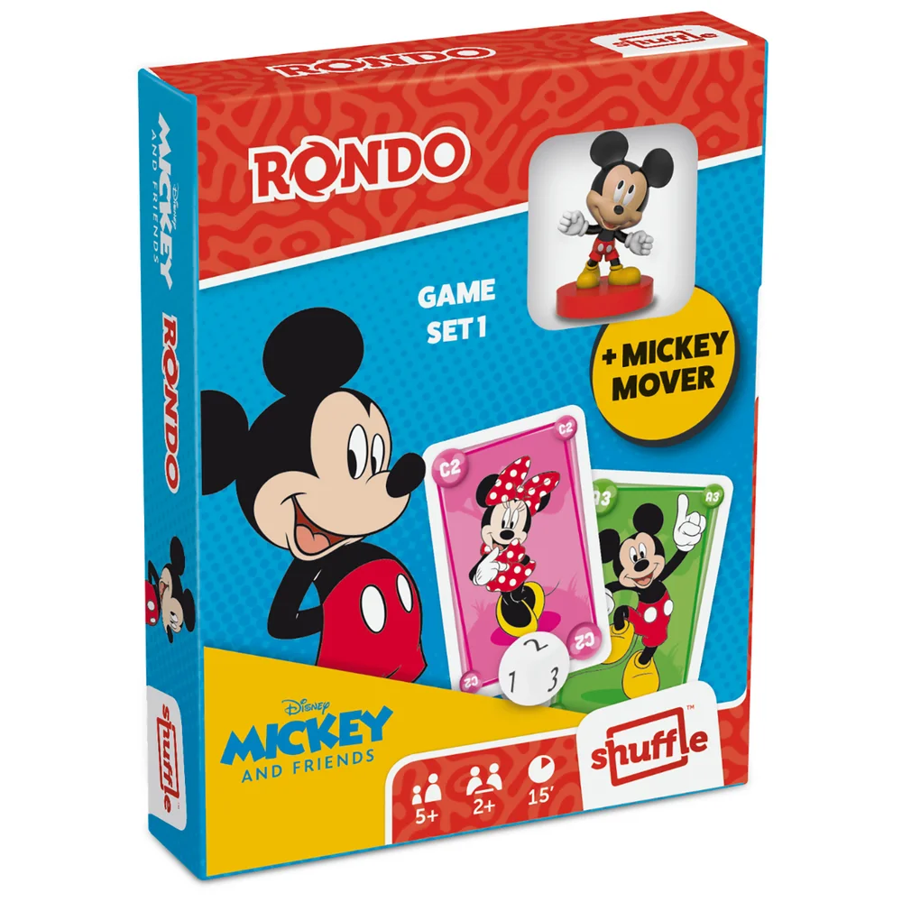 Shuffle Plus Card Game - Mickey Mouse Image 1