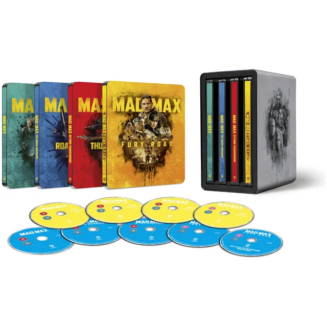 Mad Max Anthology - 4K Ultra HD Zavvi Exclusive Steelbook Collection