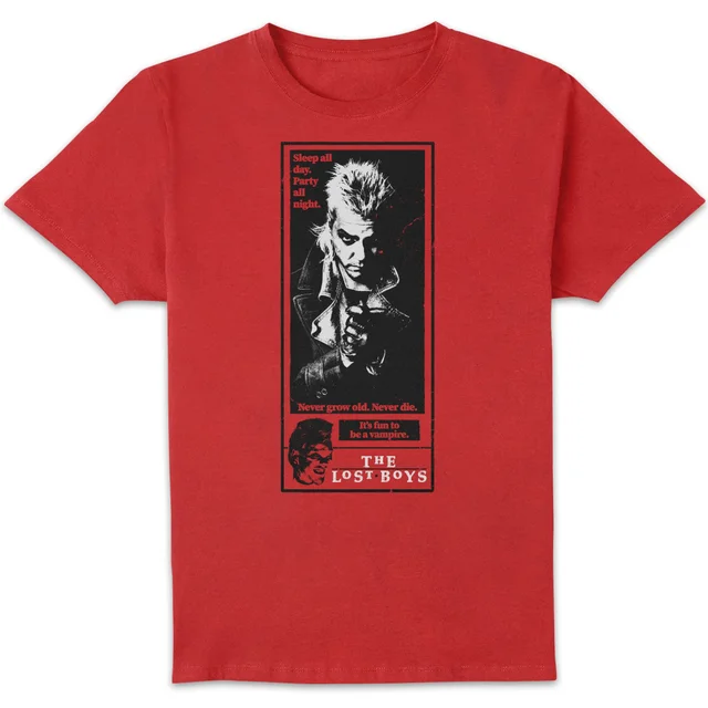 The Lost Boys Sleep All Day Party All Night Unisex T-Shirt - Red