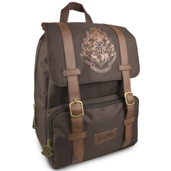 Harry Potter Hogwarts Vintage Backpack Brown