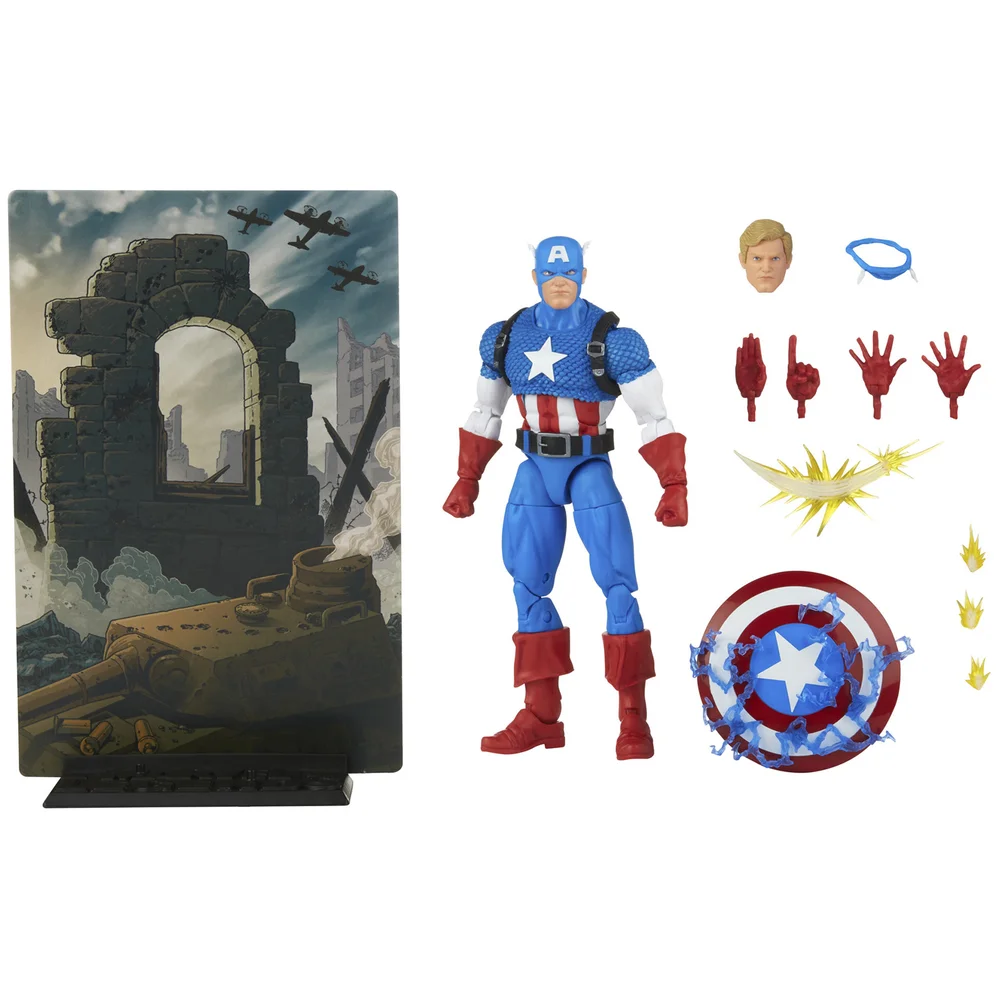 Hasbro Marvel Legends Series 1 Captain America Action Figure Image 1