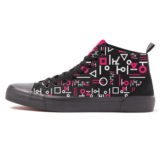 Akedo x Squid Game High Top - Black