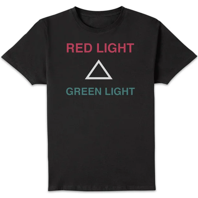 Squid Game RED LIGHT GREEN LIGHT Men's T-Shirt - Black