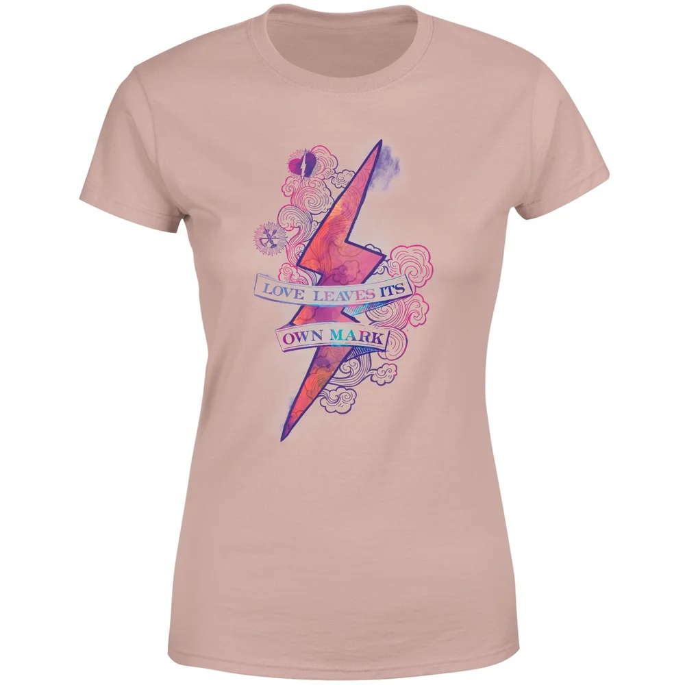 Harry Potter Love Leaves Its Own Mark Women's T-Shirt - Dusty Pink - XXL Image 1