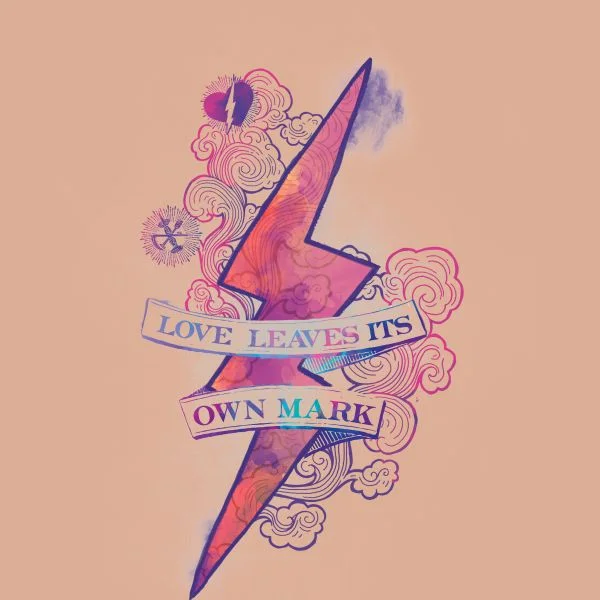 Harry Potter Love Leaves Its Own Mark Women's T-Shirt - Dusty Pink