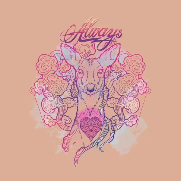 Harry Potter Always Women's T-Shirt - Dusty Pink