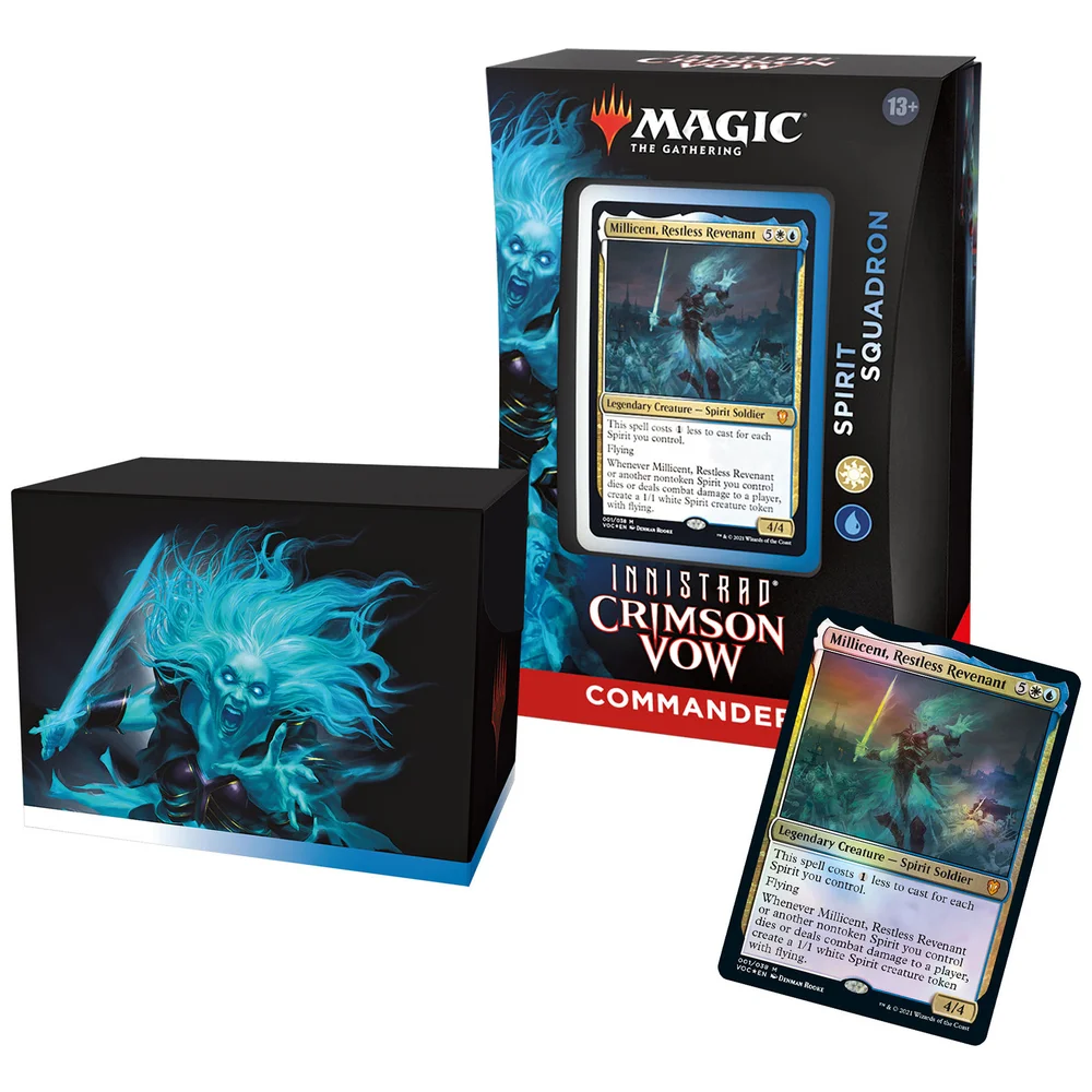 Magic: The Gathering - Innistrad: Crimson Vow Commander Deck - Spirit Squadron Image 1