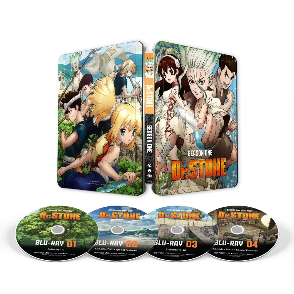 Dr. Stone Season 1 - Zavvi Exclusive Blu-ray Steelbook Image 1