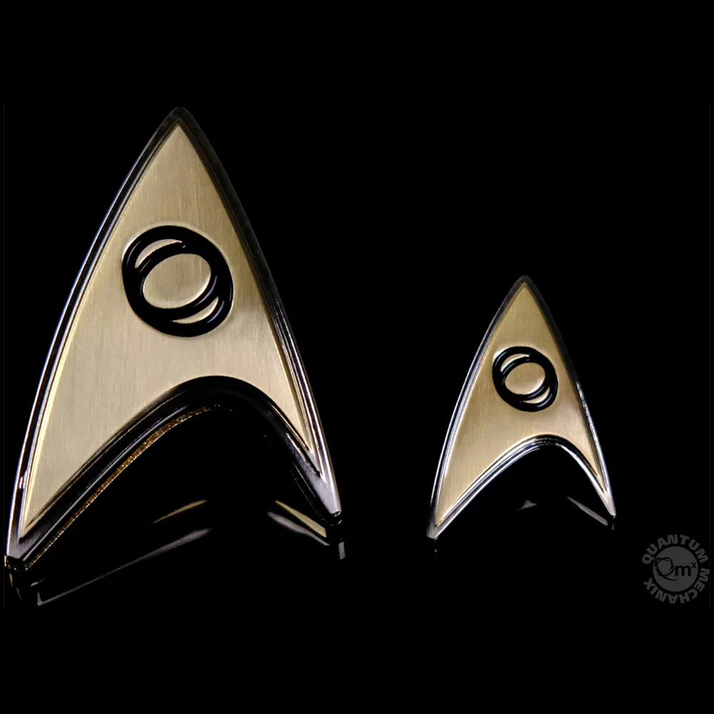 Quantum Mechanix Star Trek: Discovery - Enterprise Science Badge and Pin Set Image 1