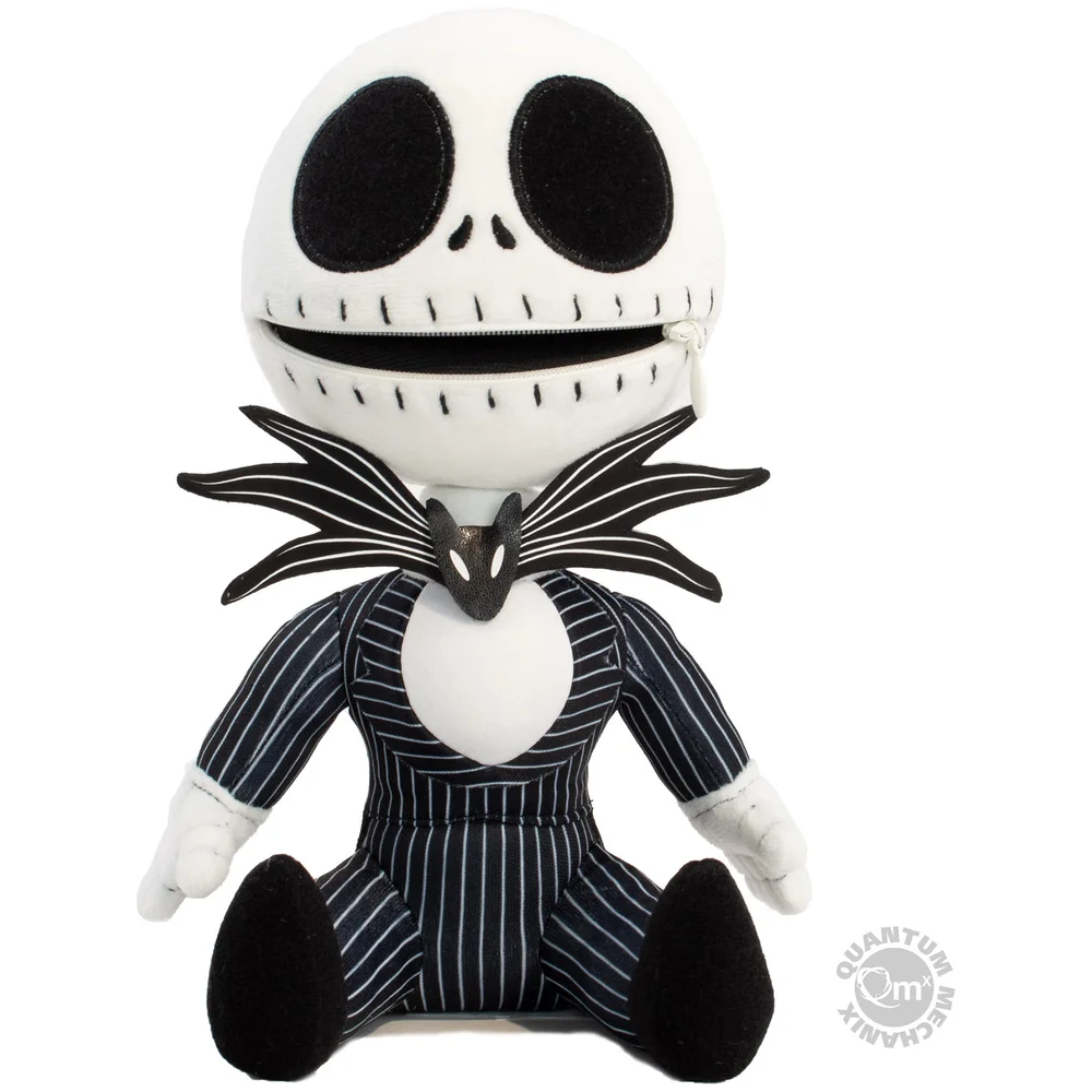 Quantum Mechanix The Nightmare Before Christmas Zippermouth Plush - Jack Skellington Image 1