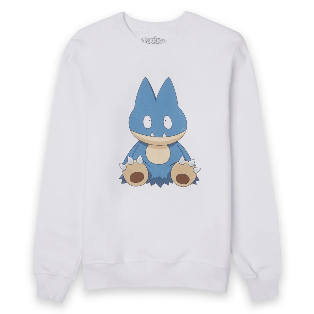 Pokémon Munchlax Unisex Sweatshirt - White - S Image 1