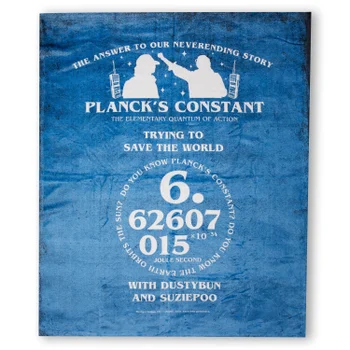 Stranger Things Planck's Constant Fleece Blanket