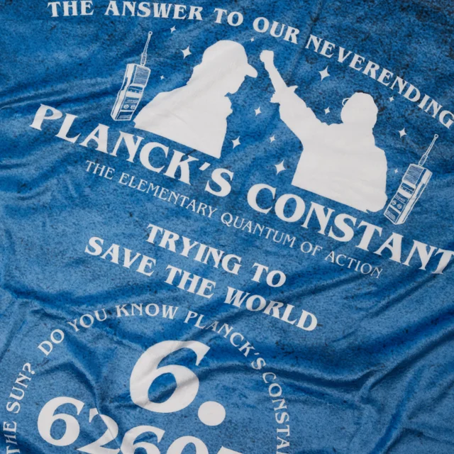Stranger Things Planck's Constant Fleece Blanket