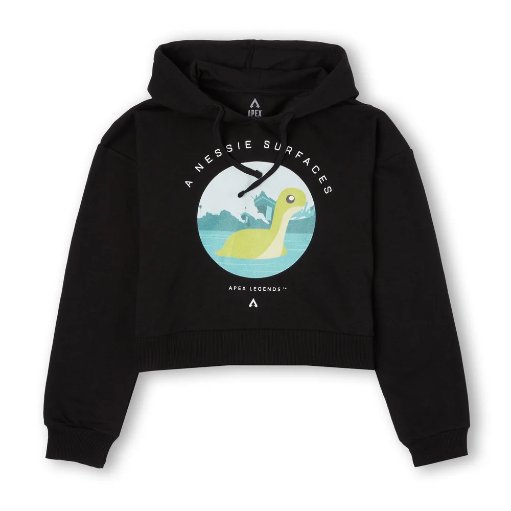 Apex Legends A Nessie Surfaces Women's Cropped Hoodie - Black - XS Image 1