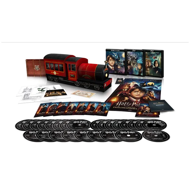 Harry Potter The Complete Collection: 4K Ultra HD 20th Anniversary Collector's Hogwarts Express Edition (Includes Blu-ray)