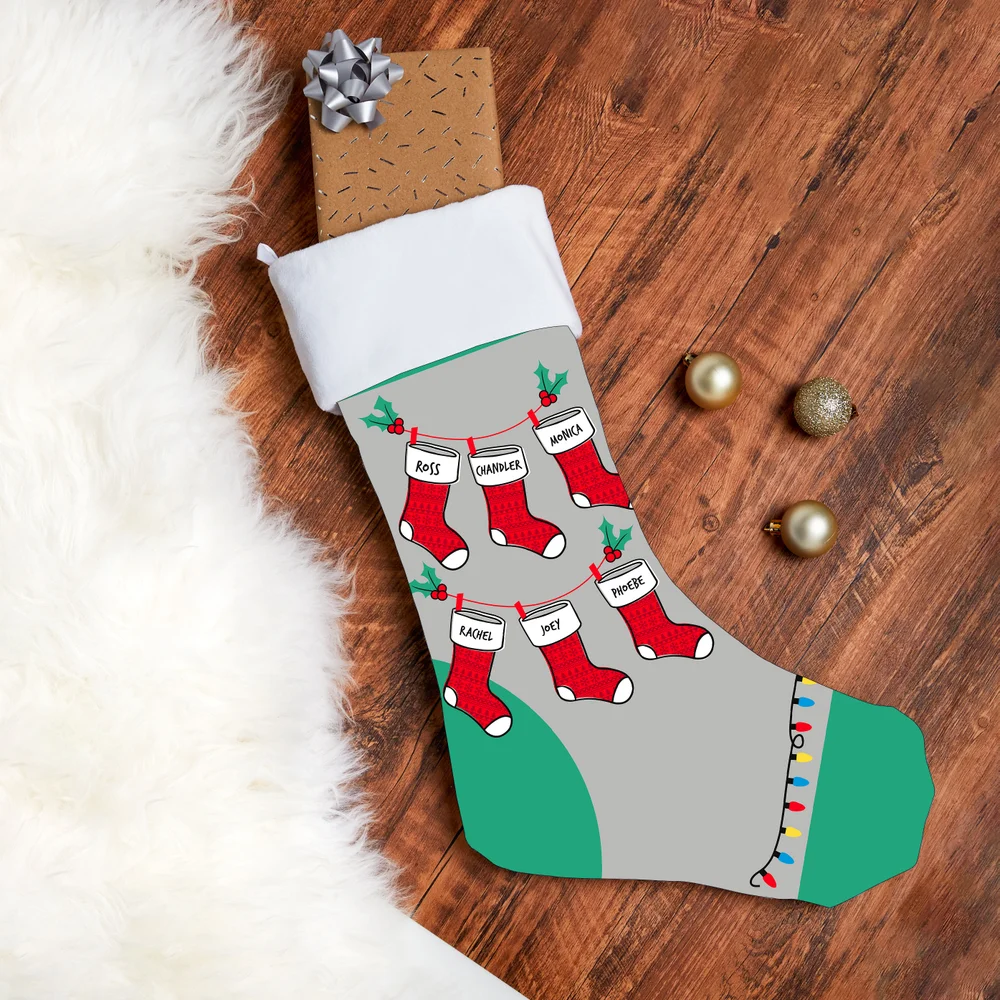 Friends Stockings On A Stocking Christmas Stocking Image 1