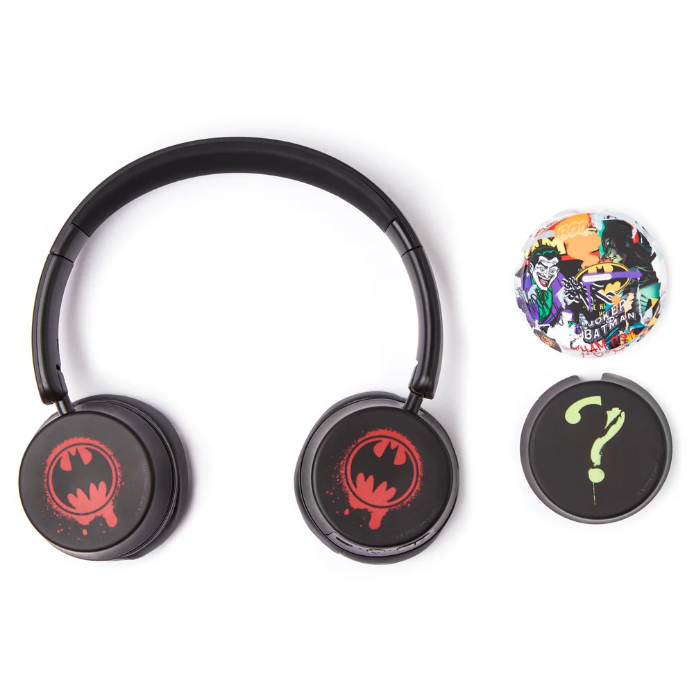 MOTH x Batman Mash-Up Collage On-Ear Headphones & Caps Image 1