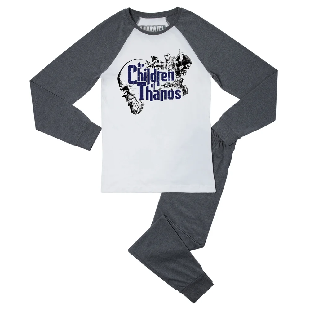 Marvel Children Of Thanos Women's Pyjama Set - Grey White - XS Image 1