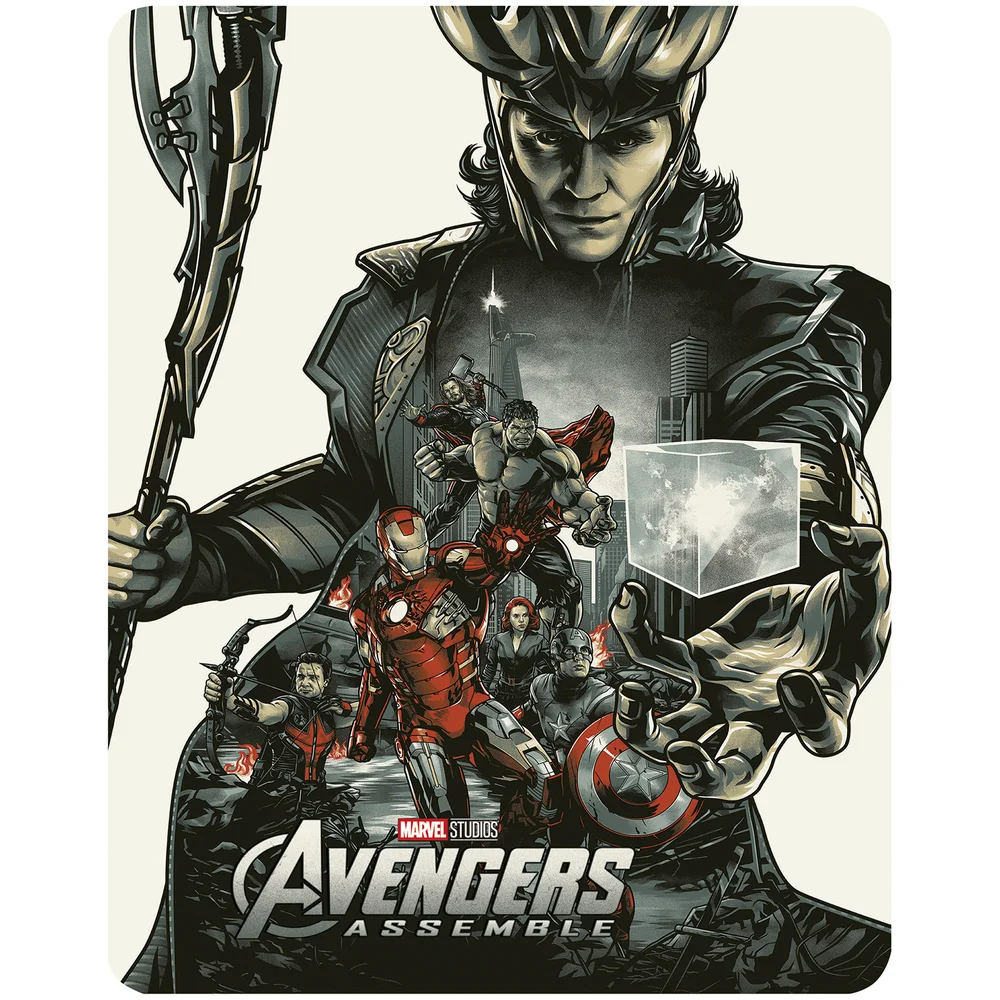 Marvel Studios' Avengers Assemble - Mondo #39 Zavvi Exclusive 4K Ultra HD Steelbook (Includes Blu-ray) Image 1