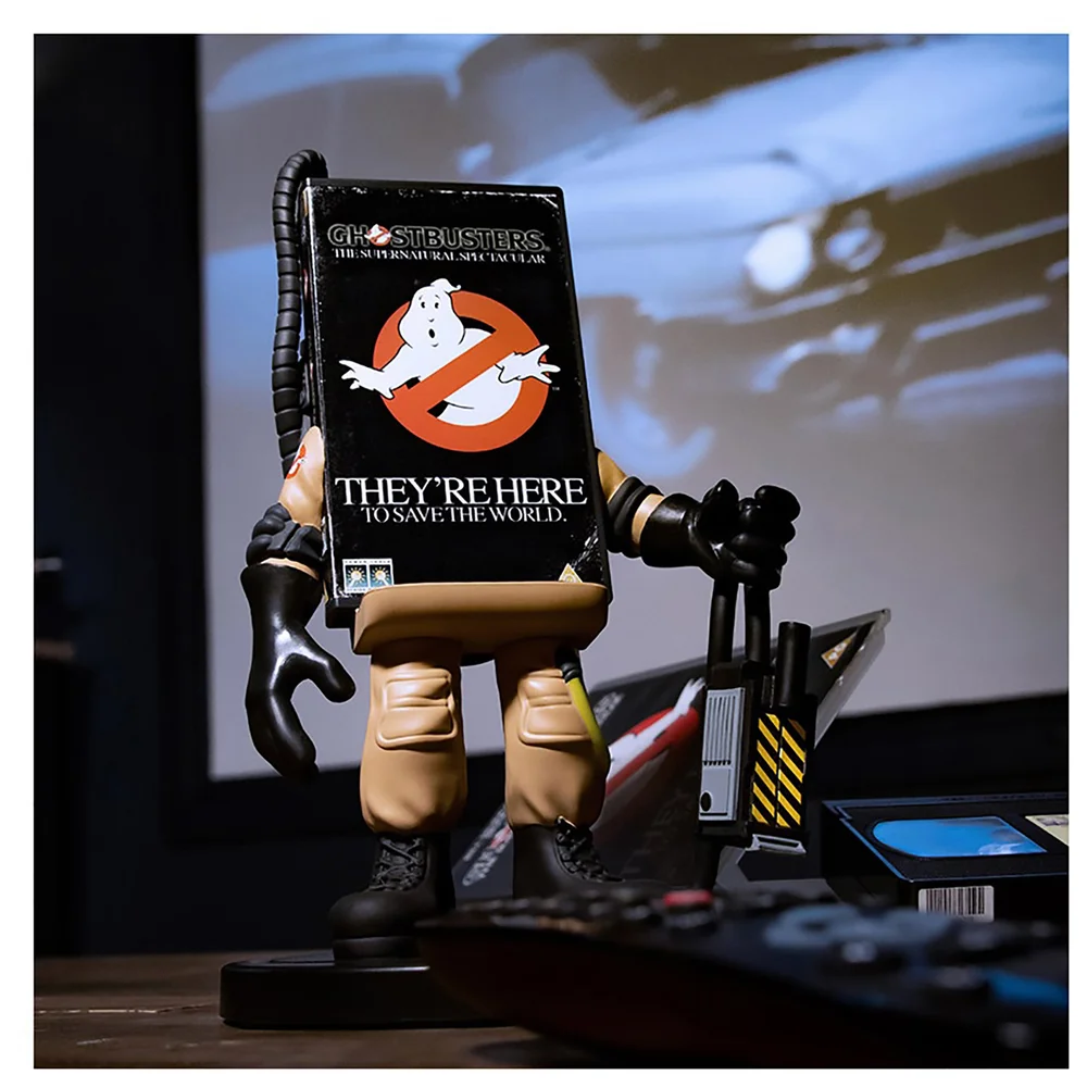 Numskull Designs Ghostbusters Power Idolz Retro VHS Style Wireless Mobile Phone Charging Dock Image 1
