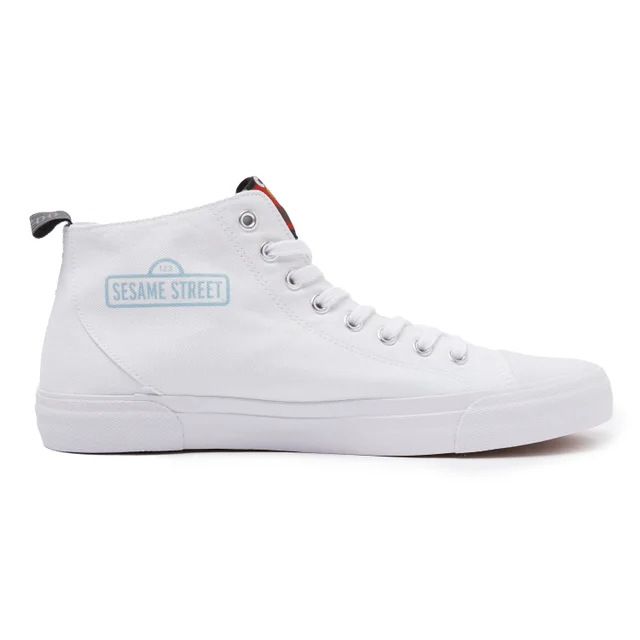Akedo x Sesame Street Elmo High Top - White