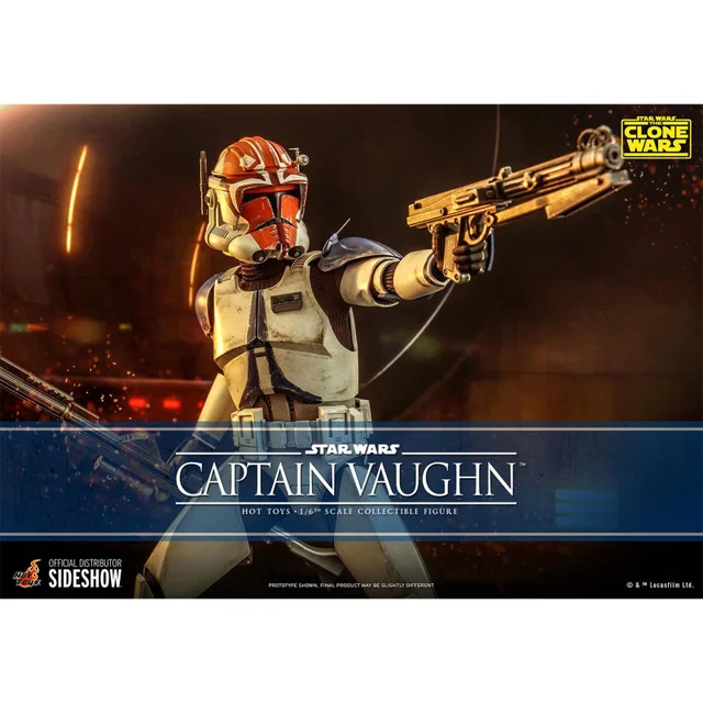 Hot Toys Star Wars The Clone Wars Action Figure 1/6 Captain Vaughn 30cm