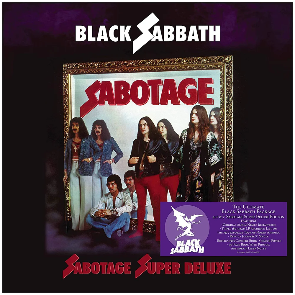 Black Sabbath - Sabotage (Super Deluxe Edition) Vinyl Box Set Image 1