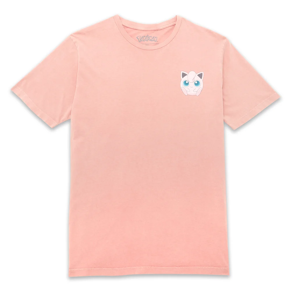 Pokémon Jigglypuff Unisex T-Shirt - Pink Acid Wash - S Image 1