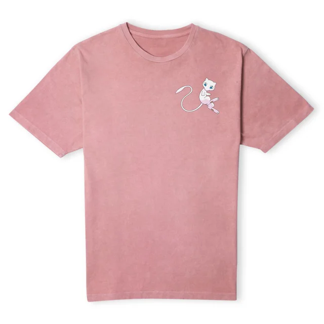 Pokémon Mew Unisex T-Shirt - Pink Acid Wash