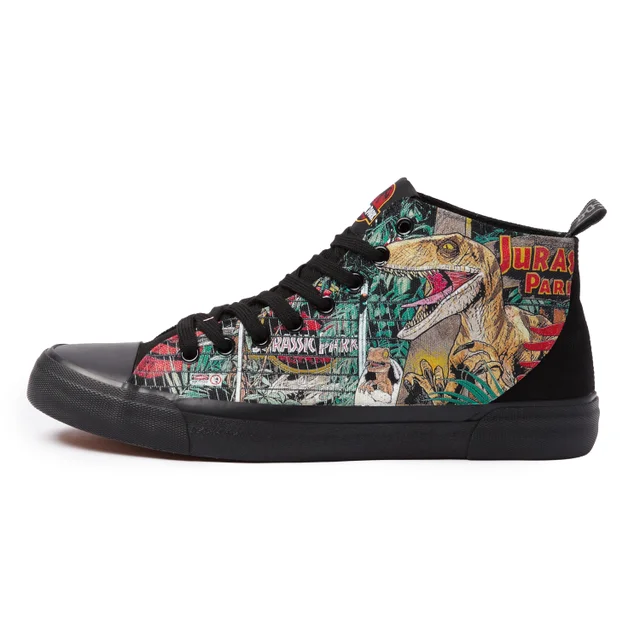 Akedo x Jurassic Park Raptor High Top - All Black
