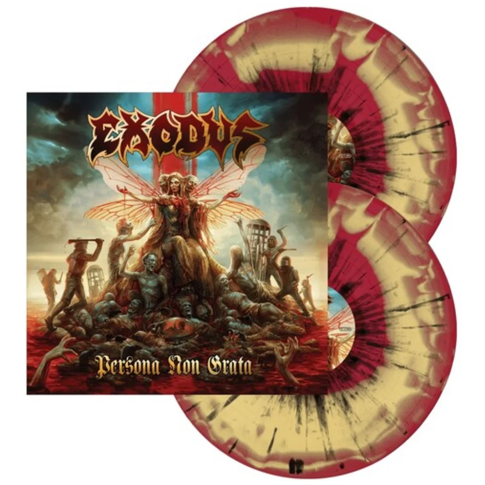 Exodus - Persona Non Grata Vinyl 2LP (Red & Mustard w/ Black Splatter) Image 1