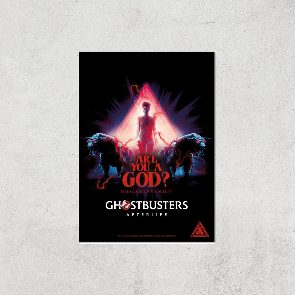 Ghostbusters Are You A God? Giclee Art Print - A3 - Print Only Image 1