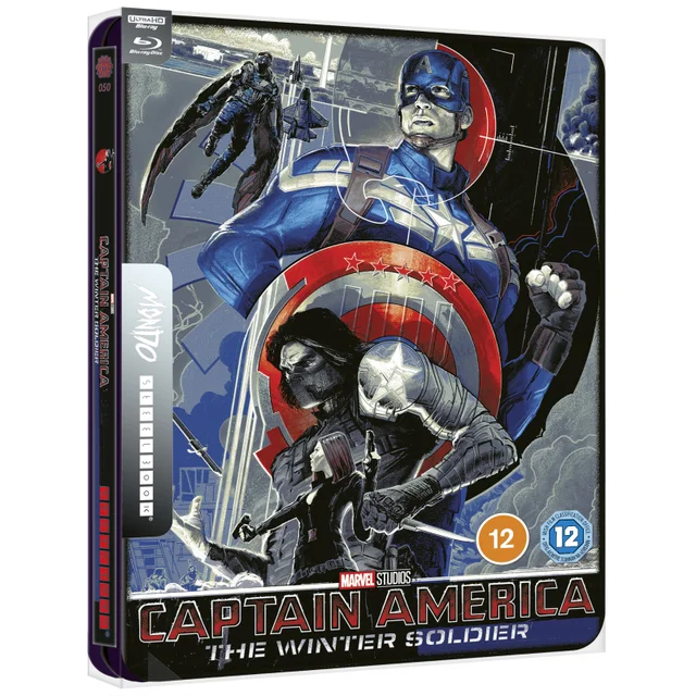 Marvel Studio's Captain America: The Winter Soldier - Mondo #50 Zavvi Exclusive 4K Ultra HD Steelbook (Includes Blu-ray)
