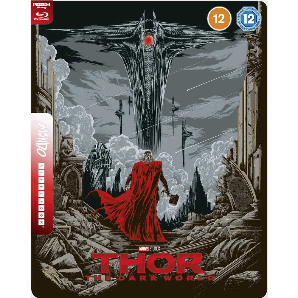 Marvel Studio's Thor: The Dark World - Mondo #51 Zavvi Exclusive 4K Ultra HD Steelbook (Includes Blu-ray) Image 1