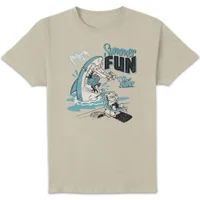Tom & Jerry Summer Fun Unisex T-Shirt - Vintage Cream - undefined undefined