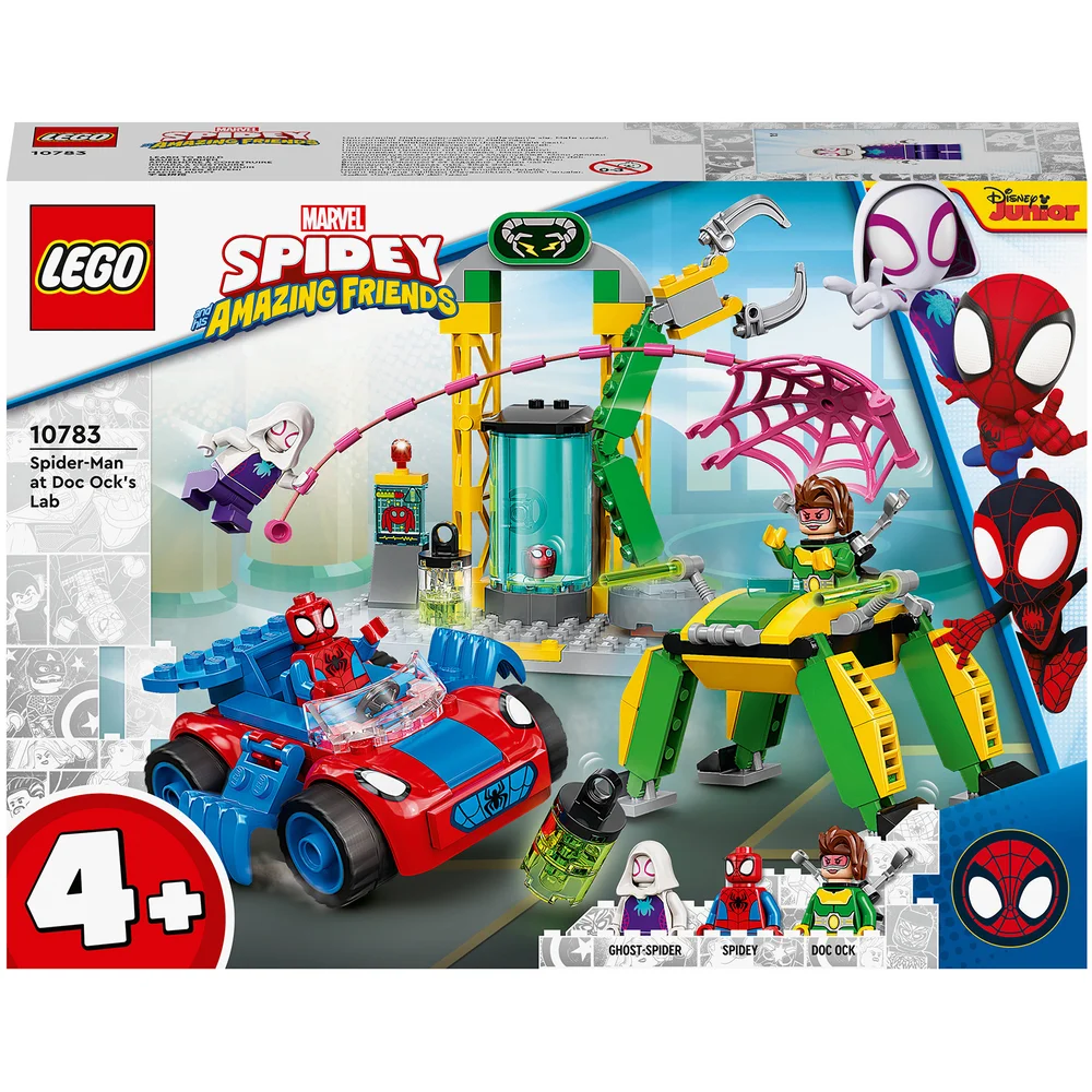 LEGO Marvel Spider-Man at Doc Ocks Lab Set with Toy Car (10783) Image 1