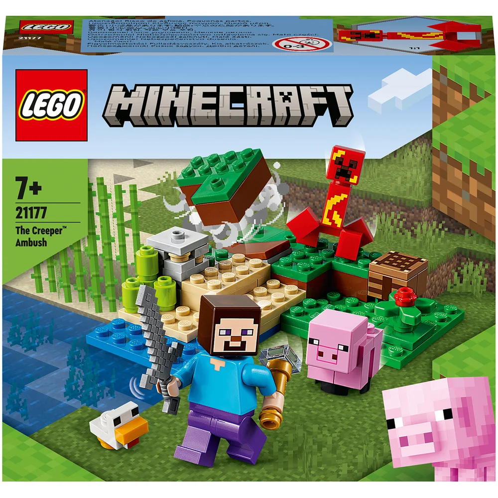 LEGO Minecraft: The Creeper Ambush with Pig Figures Set (21177) Image 1