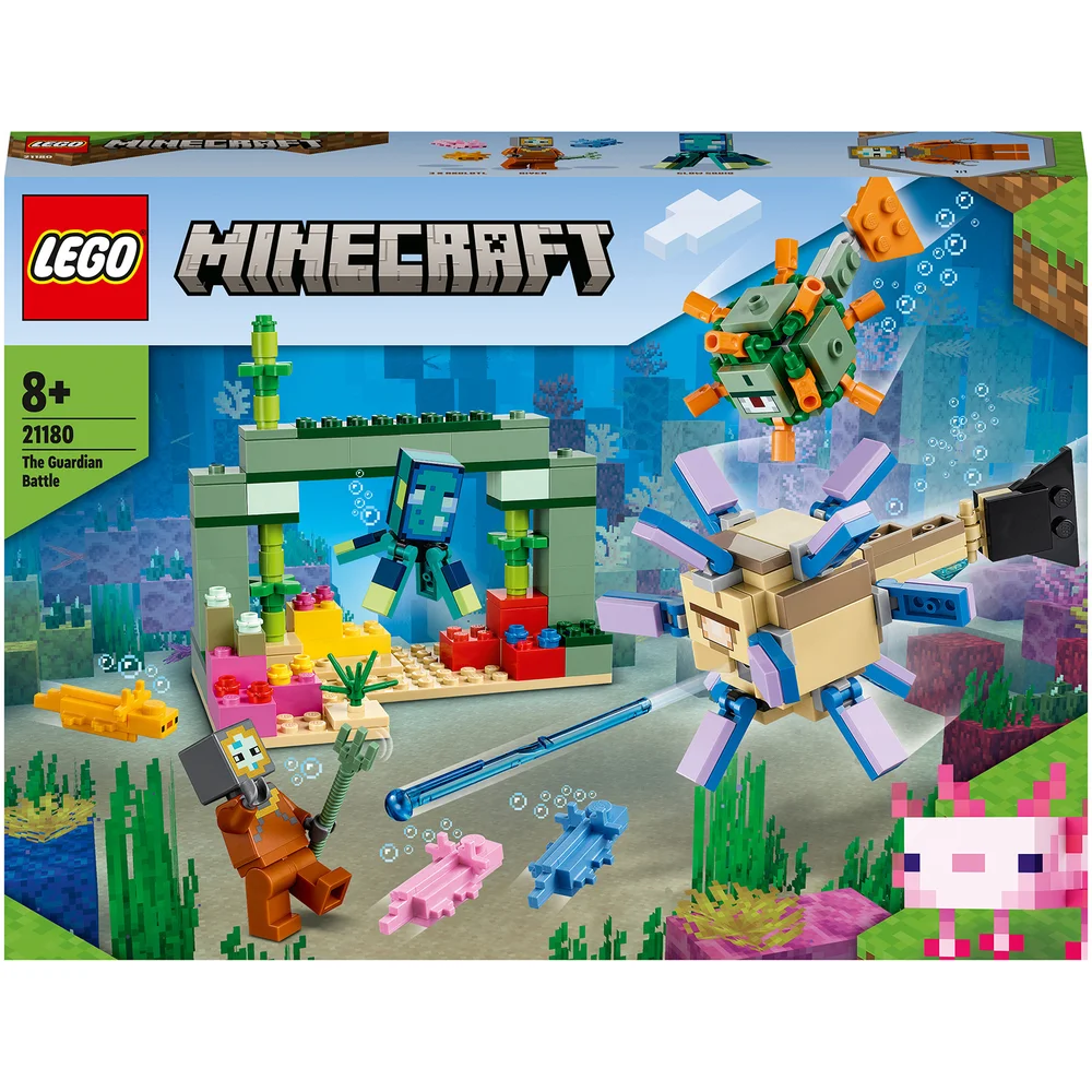 LEGO Minecraft: The Guardian Battle Underwater Fish Set (21180) Image 1