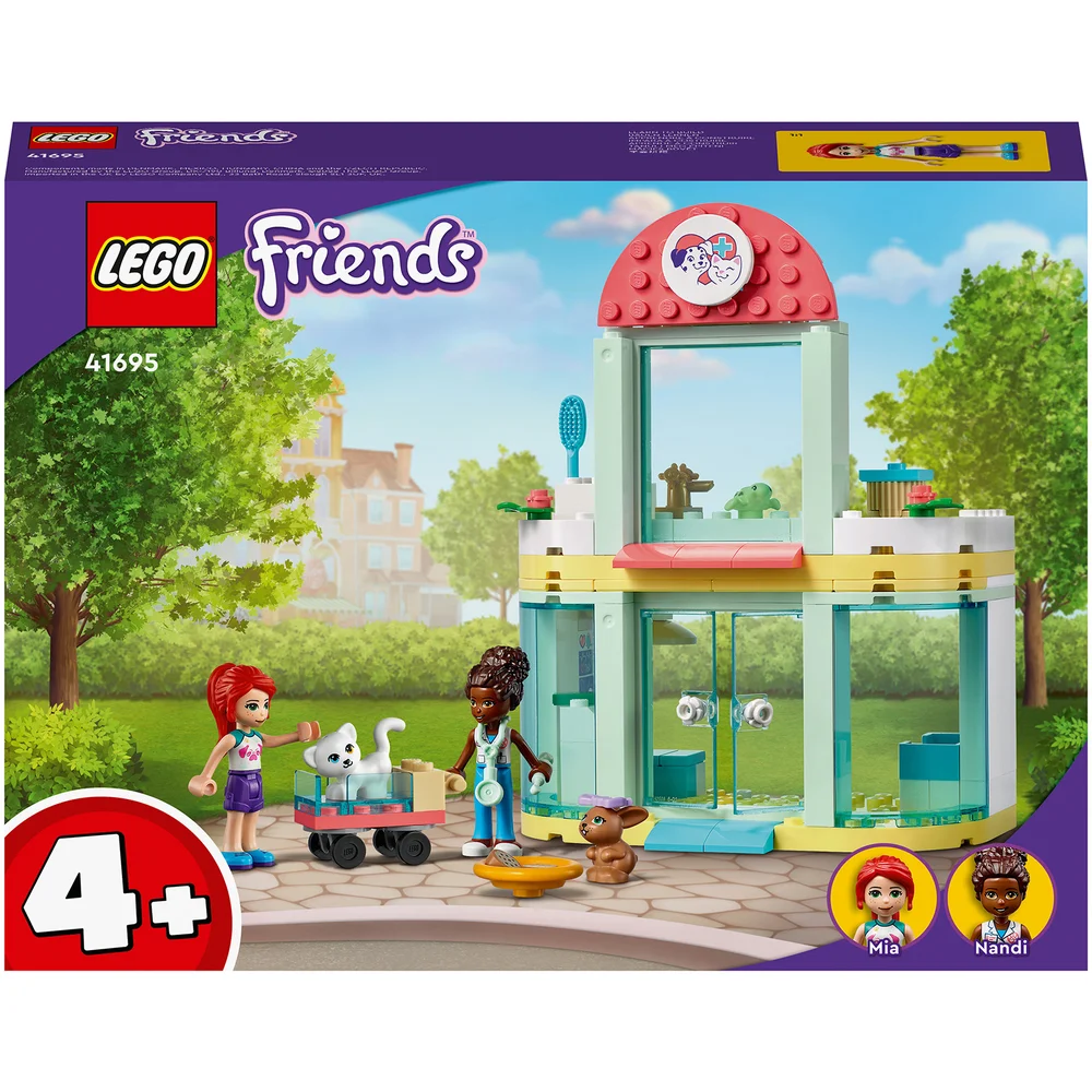 LEGO Friends: Pet Clinic Vet Set for Kids 4 + Years Old (41695) Image 1