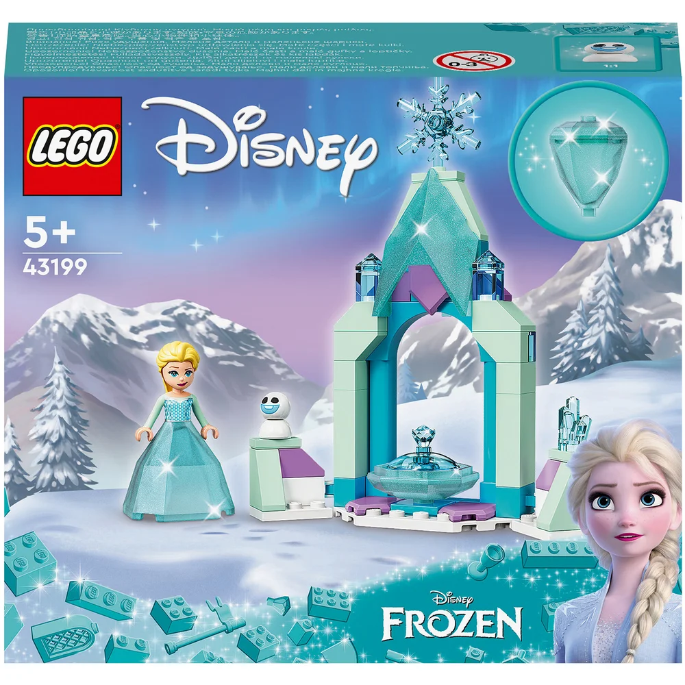 LEGO Disney Elsa’s Castle Courtyard Diamond Dress Set (43199) Image 1