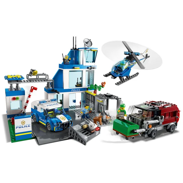 LEGO City: Police Station Truck Toy & Helicopter Set (60316)