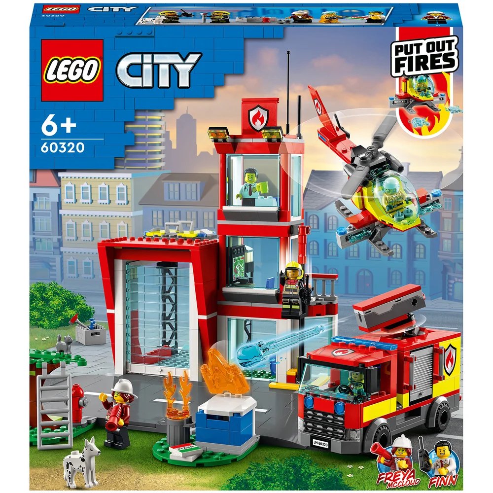 LEGO City: Fire Station, Garage & Truck Toy (60320) Image 1