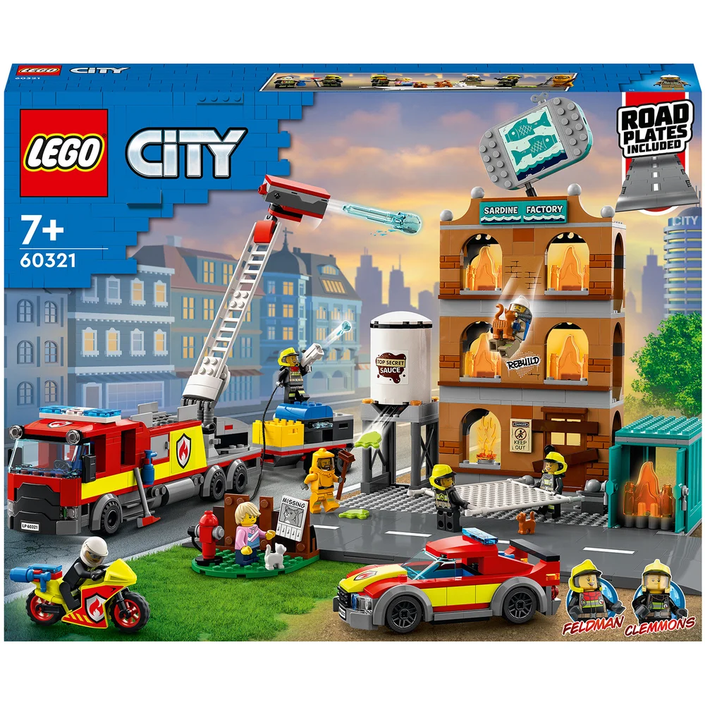 LEGO City: Fire Brigade Truck & Firefighter Set (60321) Image 1