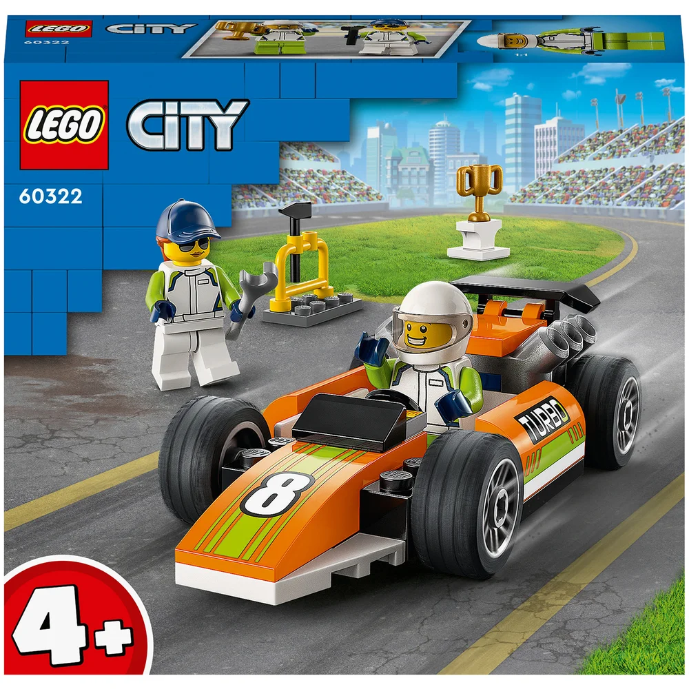 LEGO City: Great Vehicles Race Car Toy Building Set (60322) Image 1
