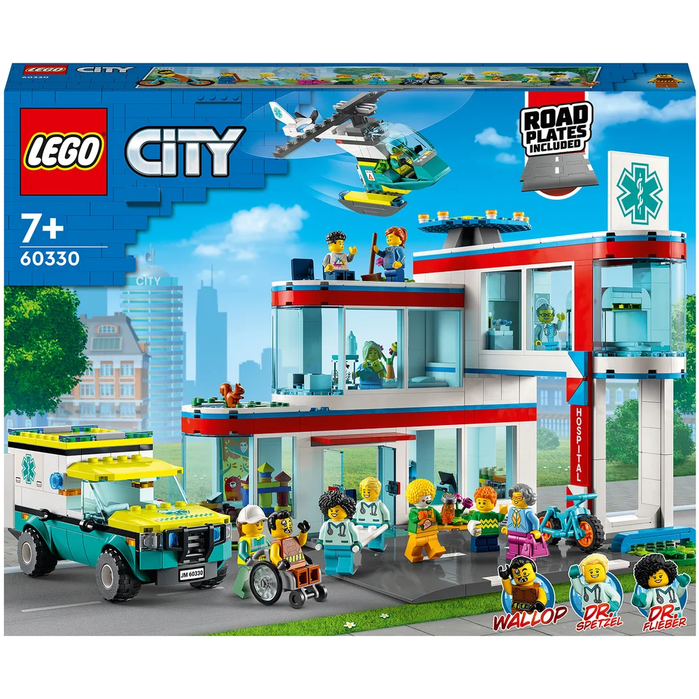 LEGO City: Hospital Set with Ambulance Toy Truck (60330) Image 1