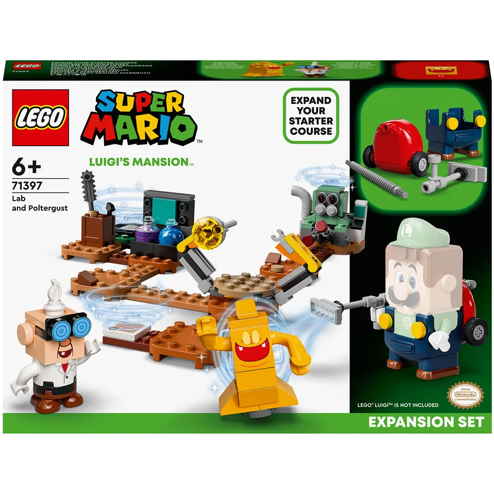 LEGO Super Mario Luigi’s Mansion Lab & Poltergust Set (71397) Image 1