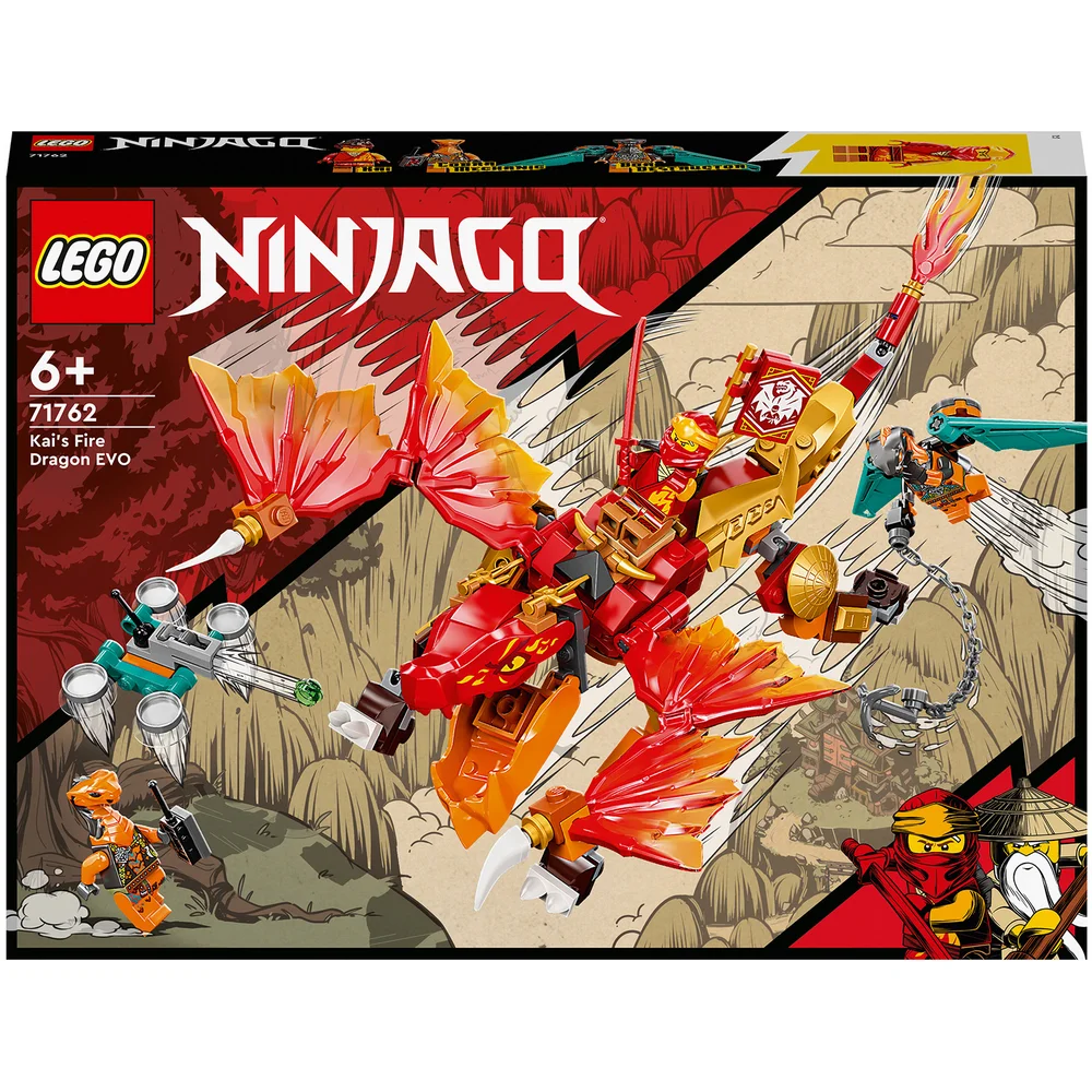 LEGO NINJAGO: Kais Fire Dragon EVO Toy Figure Set (71762) Image 1