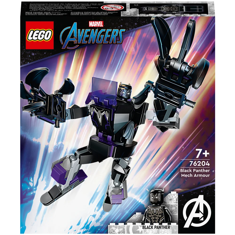 LEGO Marvel Black Panther Mech Armour Figure Set (76204) Image 1
