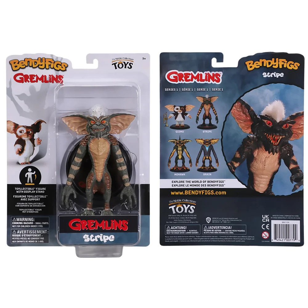 Noble Collection Gremlins Stripe BendyFig 6 Inch Action Figure Image 1