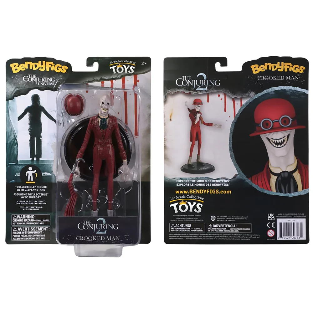 Noble Collection The Conjuring 2 The Crooked Man BendyFig 7 Inch Action Figure Image 1